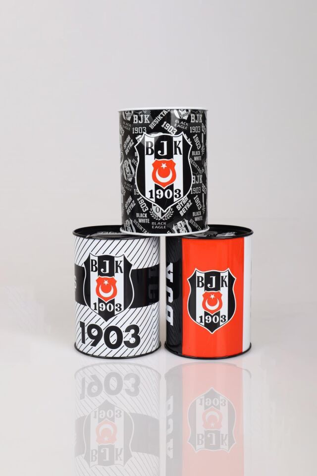 ''DEKOMUS CEP DEFTERİ HEDİYELİ'' YENİ SEZON LİSANSLI BEŞİKTAŞ ''TEKLİ'' METAL KUMBARA