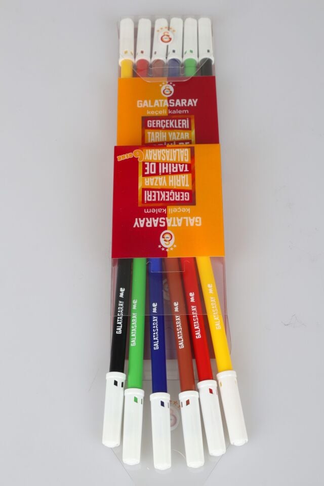 x Dekomus Lisanslı Galatasaray 6'lı Keçeli Kalem