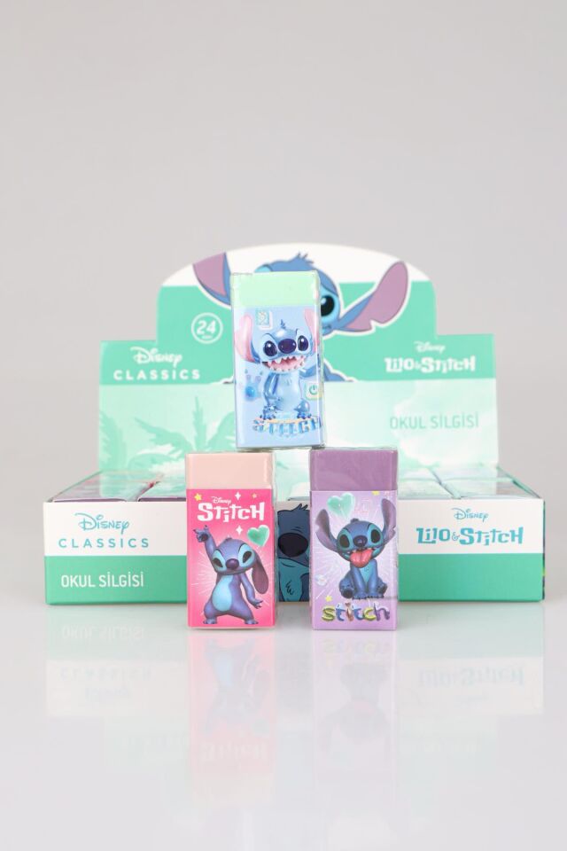 DEKOMUS İLE YENİ SEZON LİSANSLI STITCH 2'Lİ SİLGİ