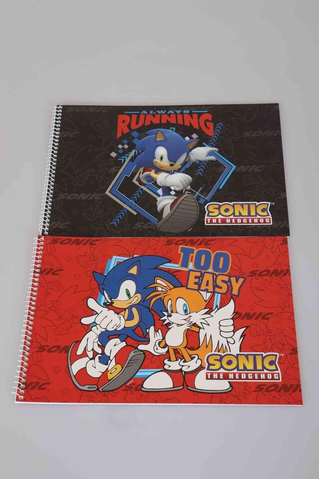 x Dekomus Lisanslı Sonic Resim Defteri 17x24 cm 15 yaprak Tek Adet