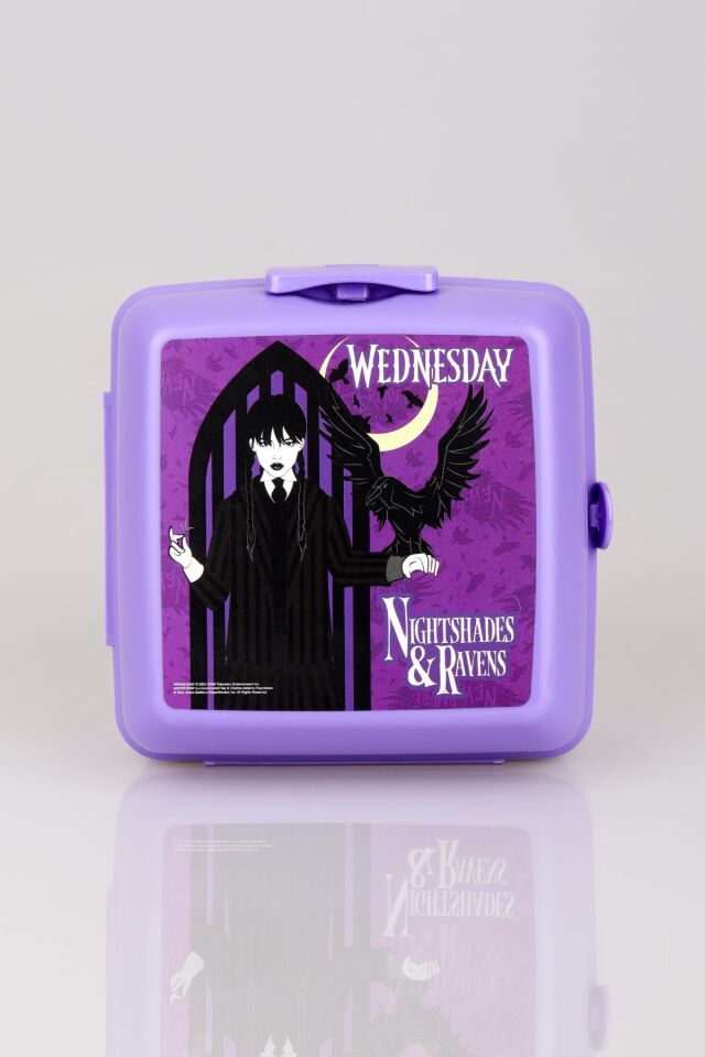 LİSANSLI WEDNESDAY 2 KATLI BESLENME KUTUSU / LUNCH BOX