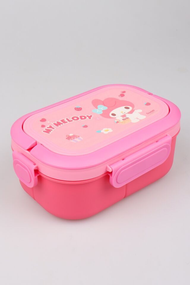 x Dekomus Lisanslı My Melody 3 Bölmeli Beslenme Kabı / Lunch Box