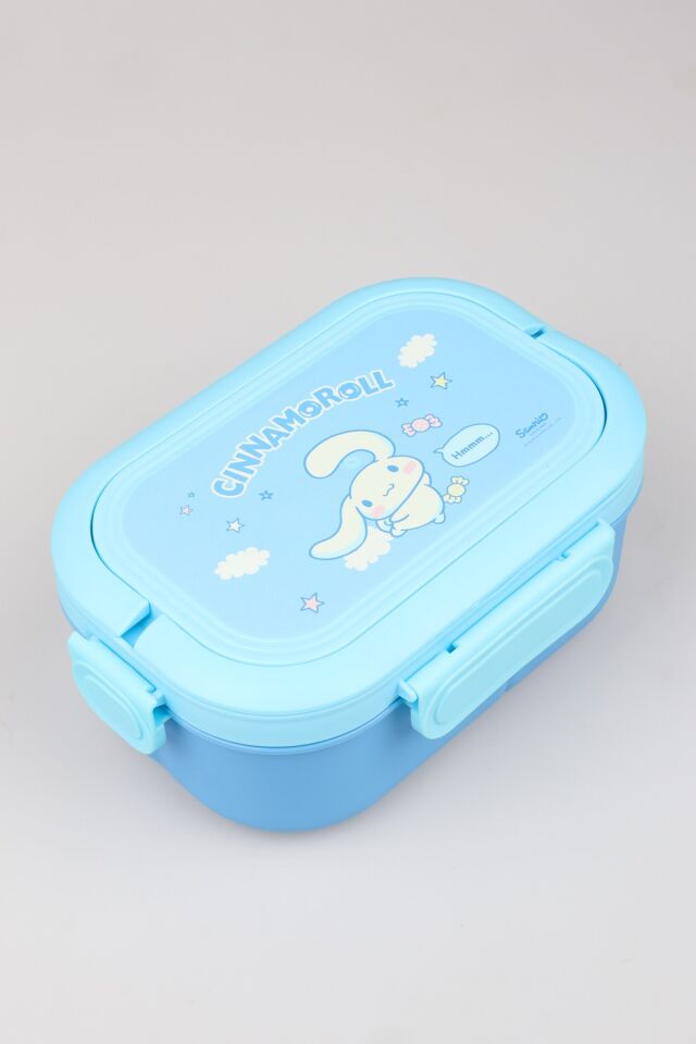 x Dekomus Lisanslı Cinnamoroll 3 Bölmeli Beslenme Kabı / Lunch Box