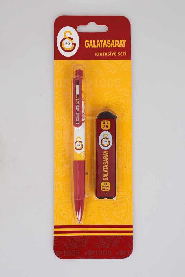 ''DEKOMUS CEP DEFTERİ HEDİYELİ'' LİSANSLI GALATASARAY VERSATİL UÇLU KALEM VE 0.7 MM UÇ 2'Lİ SET