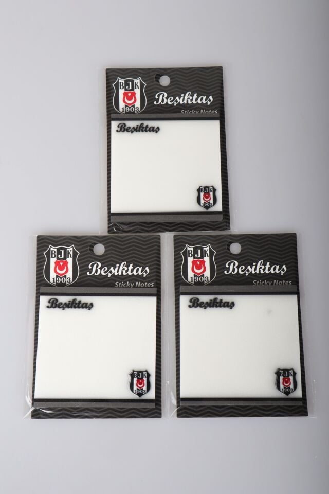 ''DEKOMUS CEP DEFTERİ HEDİYELİ'' LİSANSLI BEŞİKTAŞ ''TEKLİ'' ŞEFFAF POST-IT 50 YAPRAK