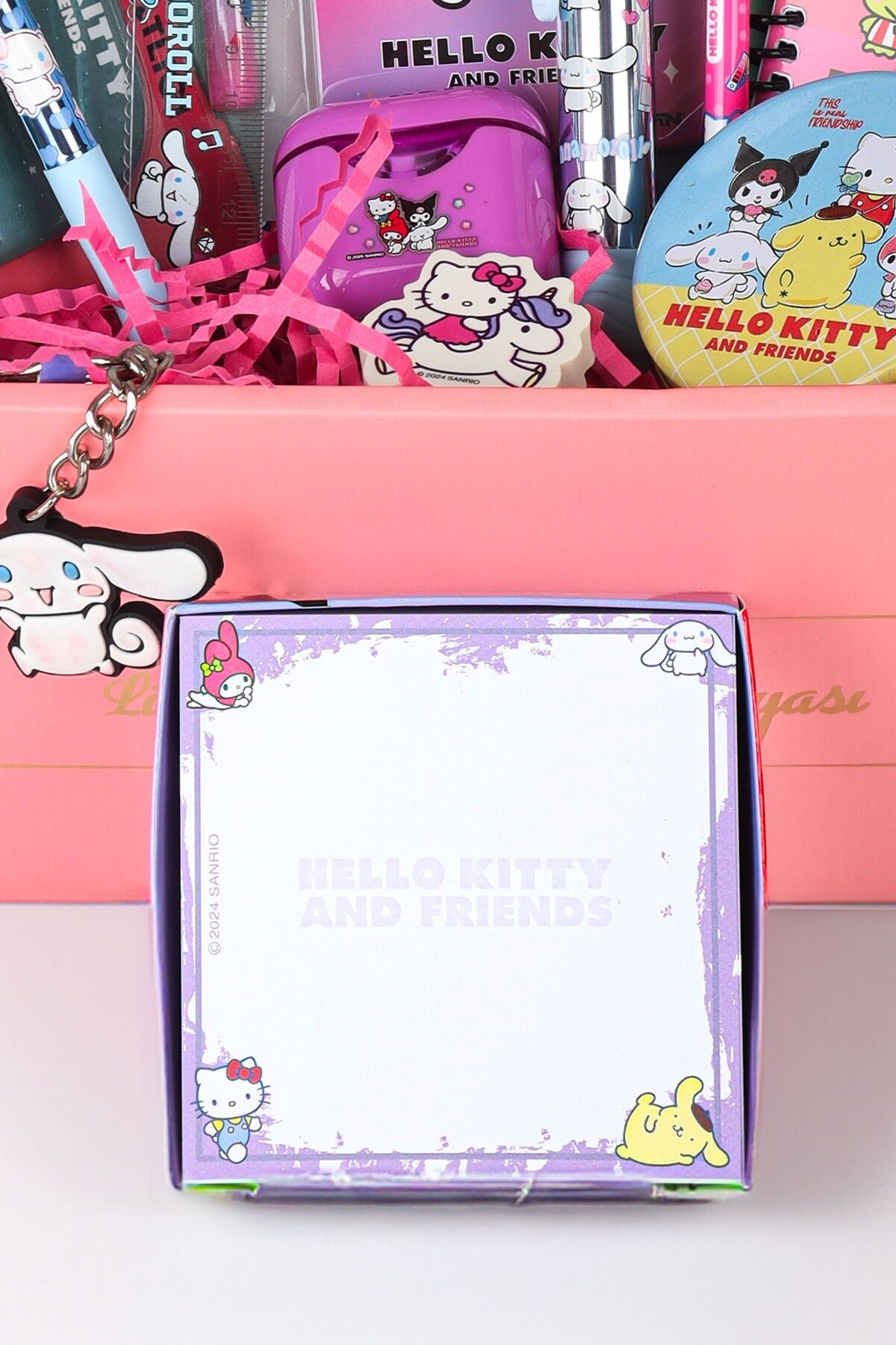 DEKOMUS İLE LİSANSLI ÖZEL KUTULU HELLO KITTY AND BEST FRIENDS