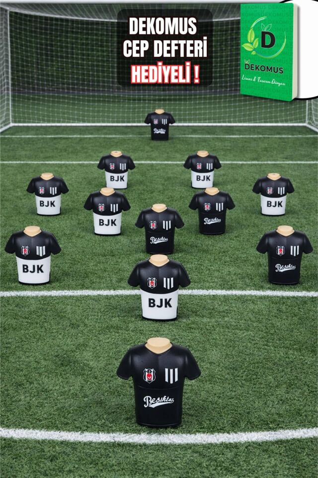 ''DEKOMUS CEP DEFTERİ HEDİYELİ'' LİSANSLI BEŞİKTAŞ SİLGİLİ FORMA TASARIMLI KALEMTRAŞ ''TEK ADET''