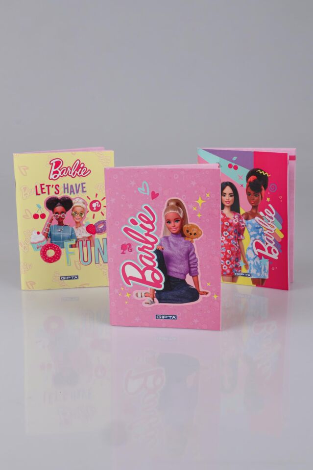 YENİ SEZON LİSANSLI BARBIE A6 ÇİZGİLİ NOT DEFTERİ
