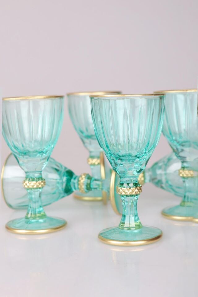 DEKOMUS İLE ''OTTOMAN COLLECTION'' 6'LI AYAKLI KAHVE YANI SU BARDAĞI