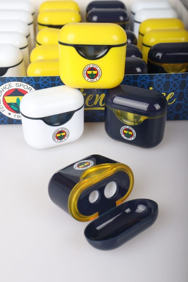 ''DEKOMUS CEP DEFTERİ HEDİYELİ'' LİSANSLI FENERBAHÇE ''TEKLİ'' ÇİFT BIÇAKLI PODS/KULAKLIK TASARIMLI KALEMTRAŞ