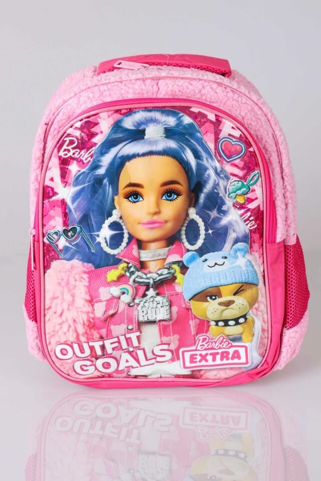 YENİ SEZON LİSANSLI BARBIE PELUŞ OKUL ÇANTASI