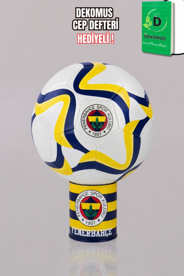 LİSANSLI FENERBAHÇE WAVE FUTBOL TOPU NO:5 ''DEKOMUS CEP DEFTERİ HEDİYELİ''