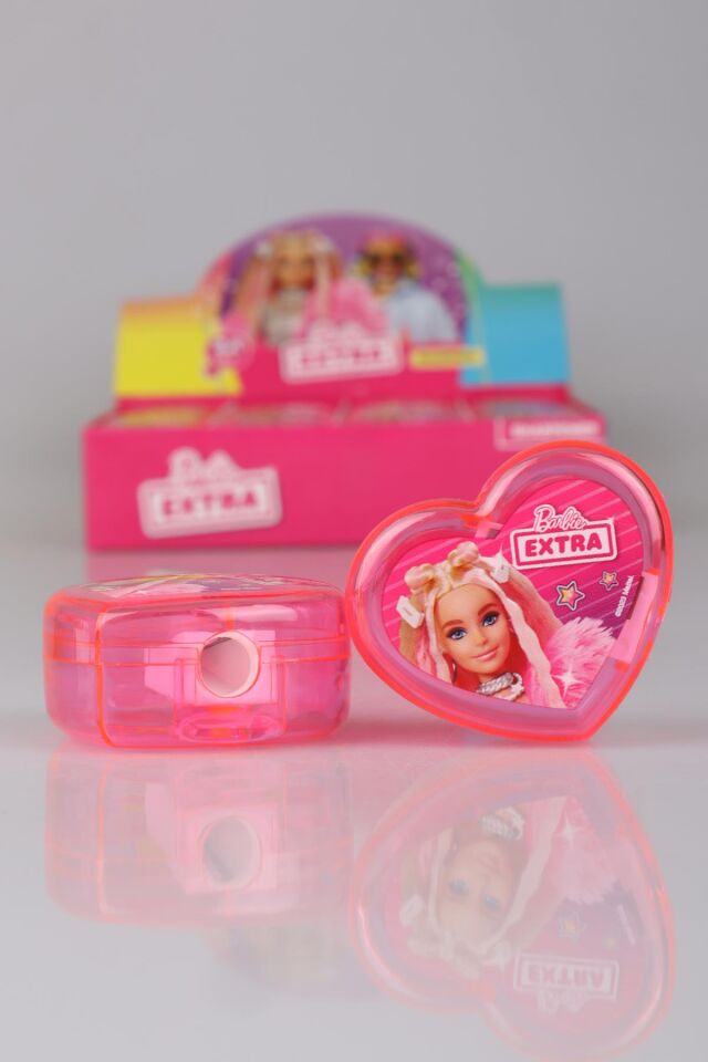 LİSANSLI BARBIE ÖZEL TASARIM KALPLİ KALEMTRAŞ