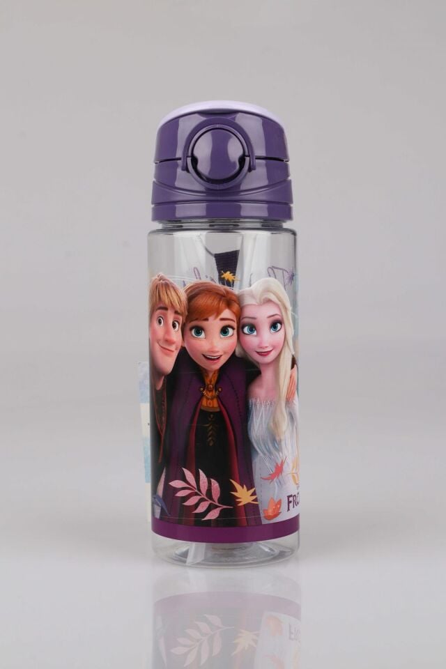 DEKOMUS CEP DEFTERİ İLE YENİ SEZON LİSANSLI FROZEN ELSA 500 ML TRITAN MATARA