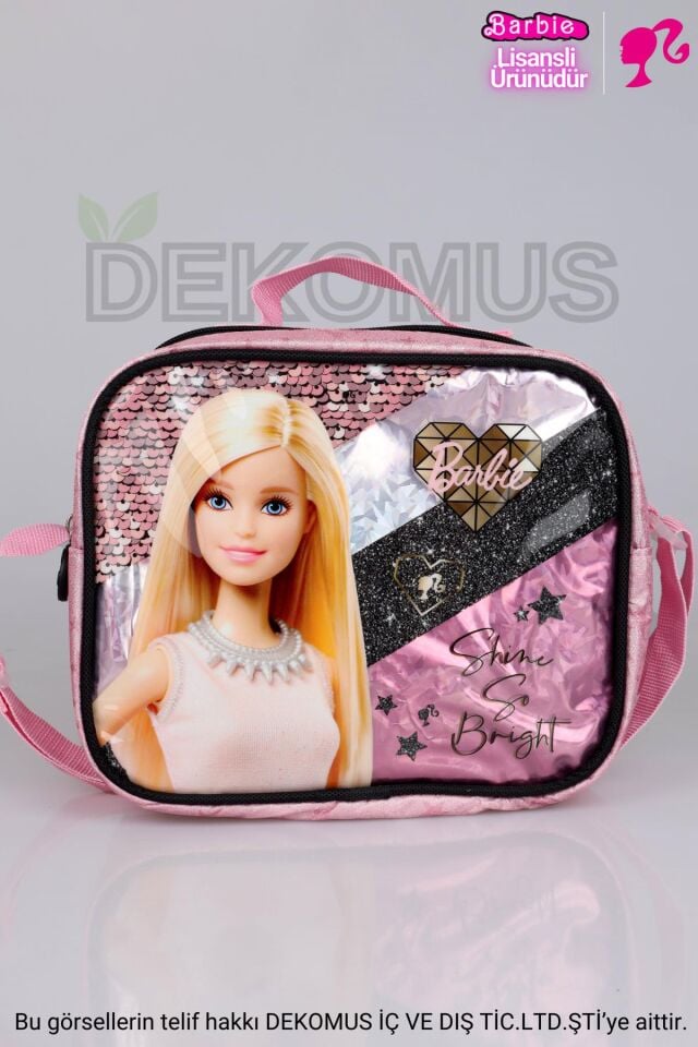 LİSANSLI BARBIE GİZEMLİ PARILTILAR KOLEKSİYONU ''COLLEGE'' BESLENME ÇANTASI