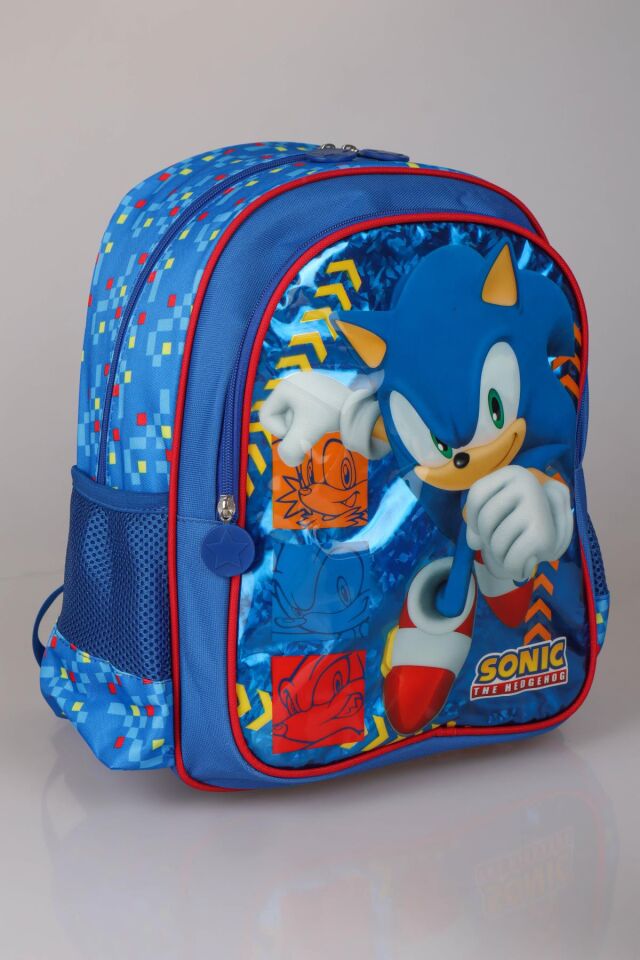 YENİ SEZON LİSANSLI SONIC ÖZEL KOLEKSİYON OKUL ÇANTASI