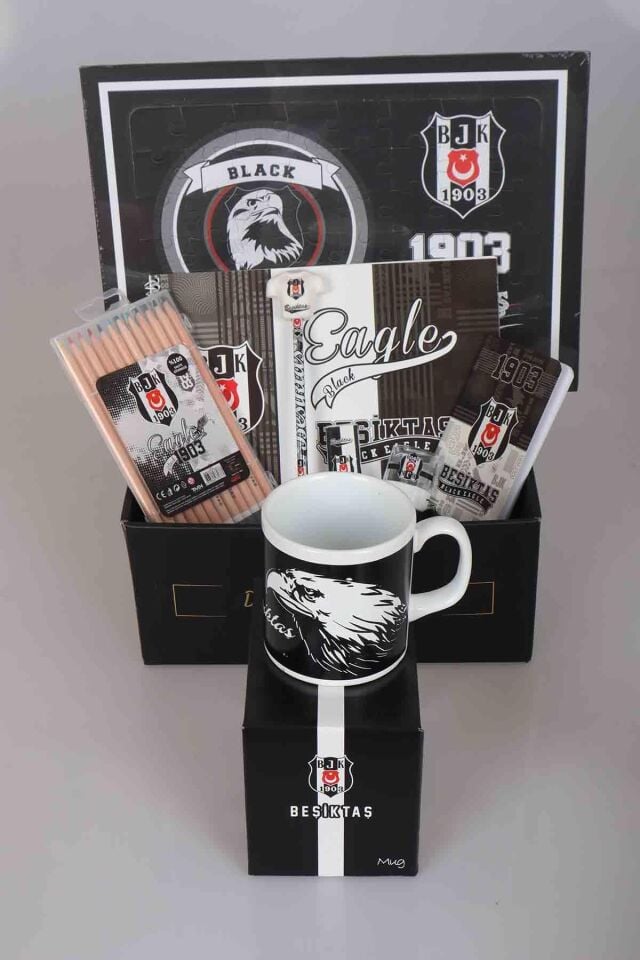 DEKOMUS İLE ÖZEL KUTULU BEŞİKTAŞ  ''FULL'' KIRTASİYE SETİ