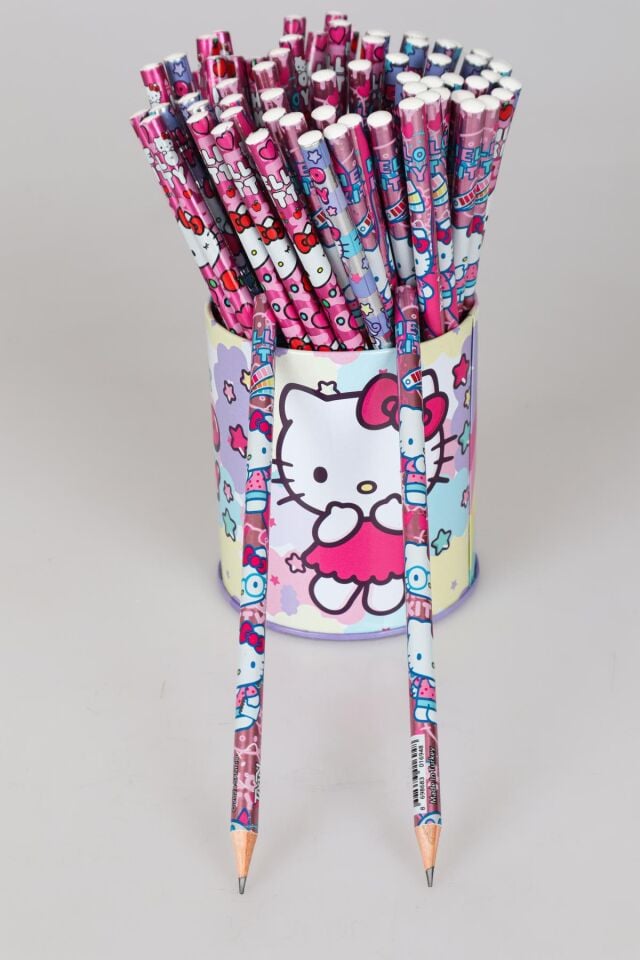 DEKOMUS İLE YENİ SEZON LİSANSLI HELLO KITTY 2'Lİ KURŞUN KALEM