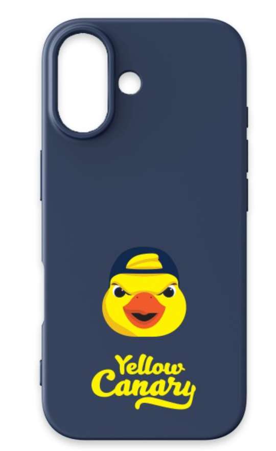 x Dekomus Lisanslı Fenerbahçe Iphone 17 Yellow Canary Lacivert Silikon Telefon Kılıfı ''Dekomus Cep Defteri Hediyeli''