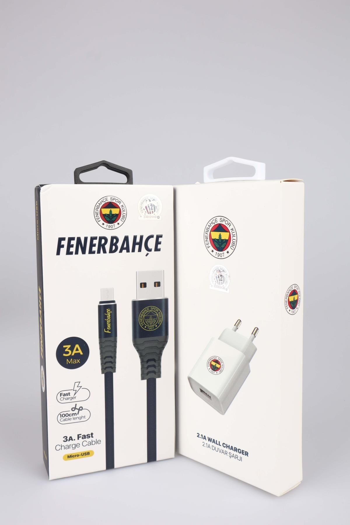 FENERBAHÇE ORJINAL LİSANSLI SAMSUNG ŞARJ KABLOSU ve ŞARJ ADAPTÖRÜ
