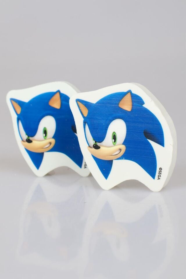 YENİ SEZON LİSANSLI SONIC 2 ADET KALEME TAKILABİLİR SİLGİ