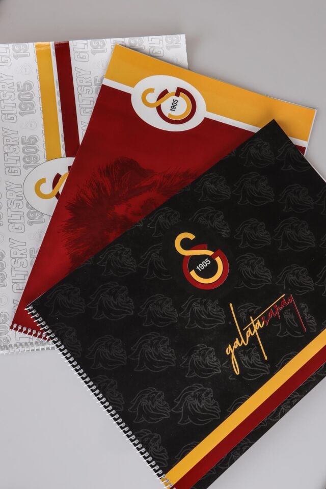 YENİ SEZON LİSANSLI GALATASARAY RESİM DEFTERİ 24 CM x 34 CM 15 YAPRAK