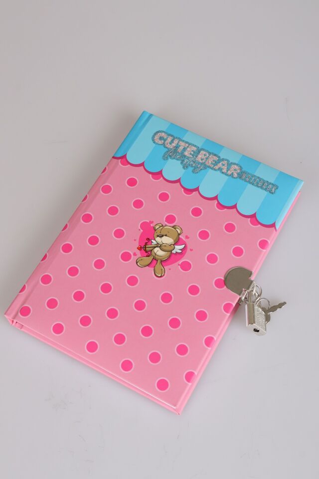 x Dekomus Özel Tasarım ''Sweet Diary Collection'' Kilitli Hatıra Defteri