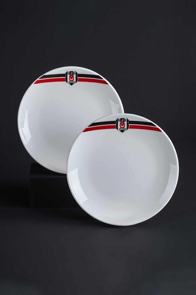 LİSANSLI BEŞİKTAŞ 2'Lİ PORSELEN SERVİS TABAĞI