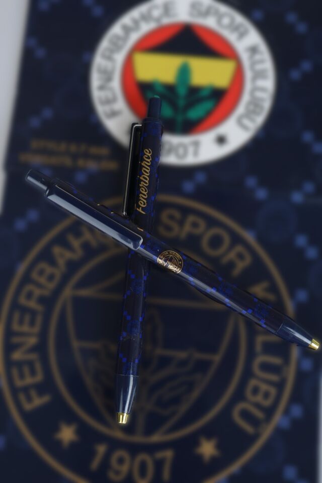 LİSANSLI FENERBAHÇE VERSATİL UÇLU KALEM STYLE 0.7 MM 2'LİSİ ''DEKOMUS CEP DEFTERİ HEDİYELİ''