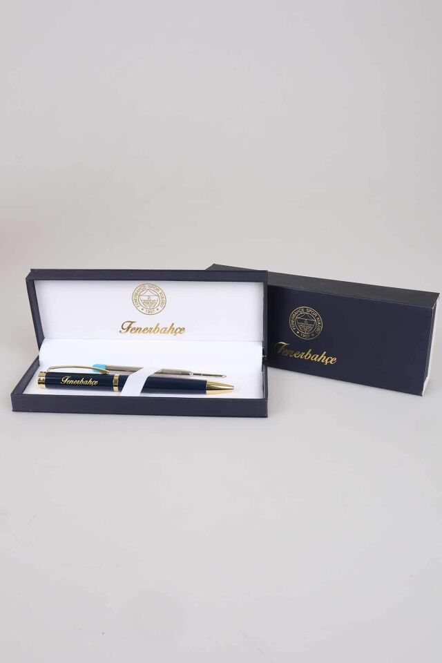FENERBAHÇE LİSANSLI AHŞAP ÖZEL KUTULU PREMIUM TÜKENMEZ KALEM YENİ SEZON