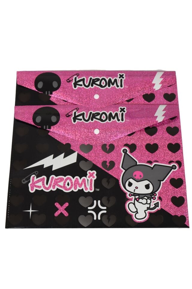 LİSANSLI KUROMI 2'Lİ ÇITÇITLI DOSYA