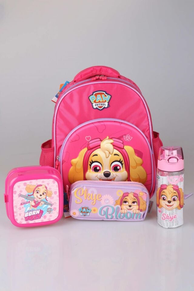 YENİ SEZON LİSANSLI PAW PATROL OKULDA MACERA KOLEKSİYONU OKUL ÇANTASI,KALEM ÇANTASI,MATARA VE BESLENME KABI OKUL SETİ