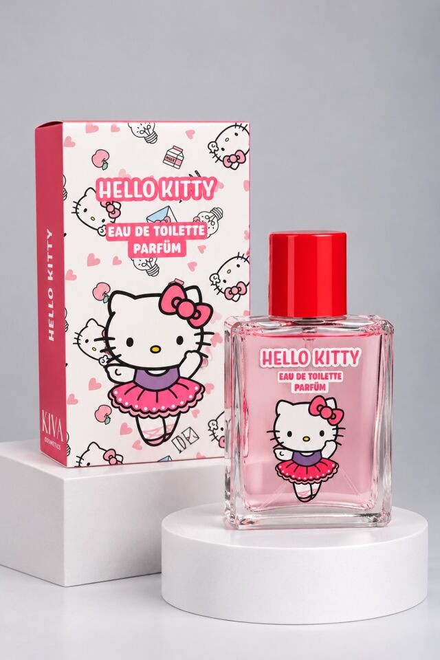 Hello Kitty Lisanslı Parfüm 50 Ml Dekomus Cep Defteri Hediyeli