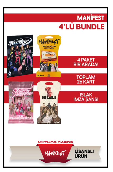 Dekomus Cep Defteri Hediyeli MANİFEST 4'LÜ SET HİLELİ & TOZ PEMBE & AMATÖR 6'LI & DAHA İYİ BUNDLE