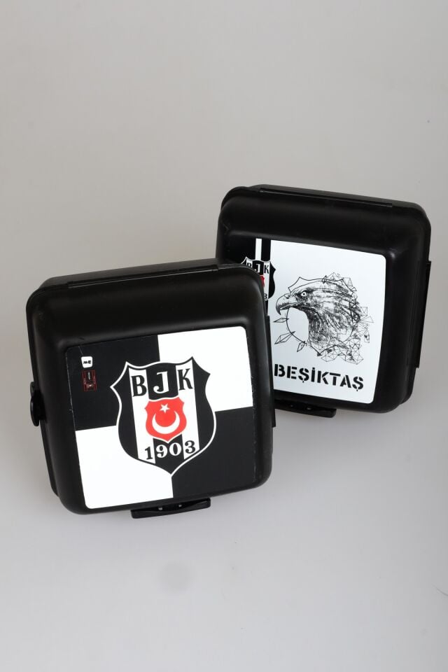 ''DEKOMUS CEP DEFTERİ HEDİYELİ'' LİSANSLI BEŞİKTAŞ 2'Lİ BESLENME KABI SETİ