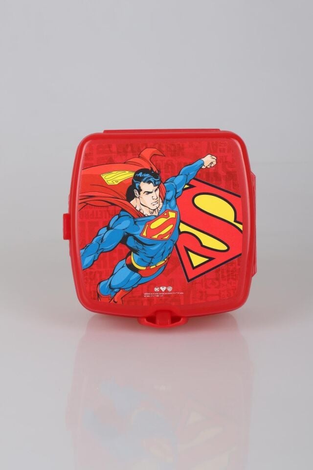 LİSANSLI SUPERMAN 2 KATLI BESLENME KUTUSU / LUNCH BOX
