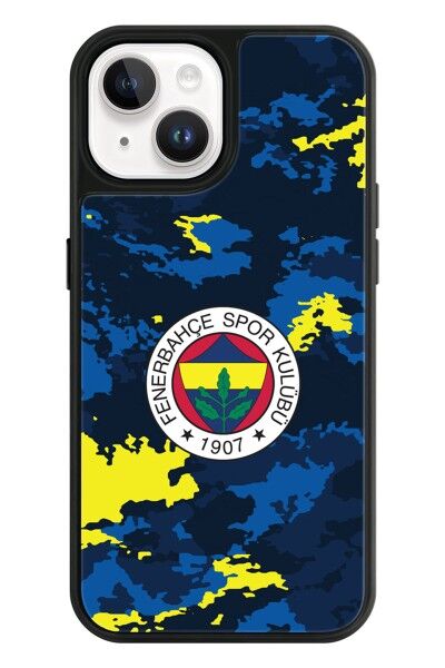 Lisanslı Fenerbahçe Iphone 15 Army Premium Telefon Kılıfı ''Dekomus Cep Defteri Hediyeli''