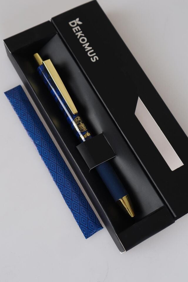 DEKOMUS ÖZEL KUTULU LİSANSLI FENERBAHÇE HYBRID INK MEKANİK TÜKENMEZ KALEM