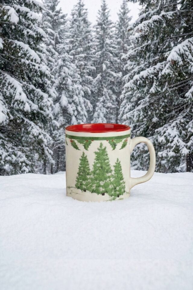 Winter Cozy Collection Dekomus Özel Tasarım Tekli Kupa