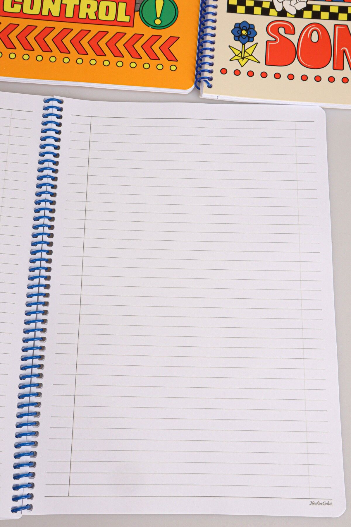 x Dekomus ''Speed Force Collection'' Lisanslı Sonic Premıum Kırtasiye Seti 4 adet A4 defter,Okul Etiketi,Dosya