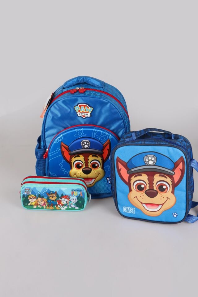DEKOMUS İLE YENİ SEZON LİSANSLI PAW PATROL OKULDA MACERA KOLEKSİYONU OKUL,TERMOSLU BESLENME VE KALEM ÇANTASI  OKUL SETİ