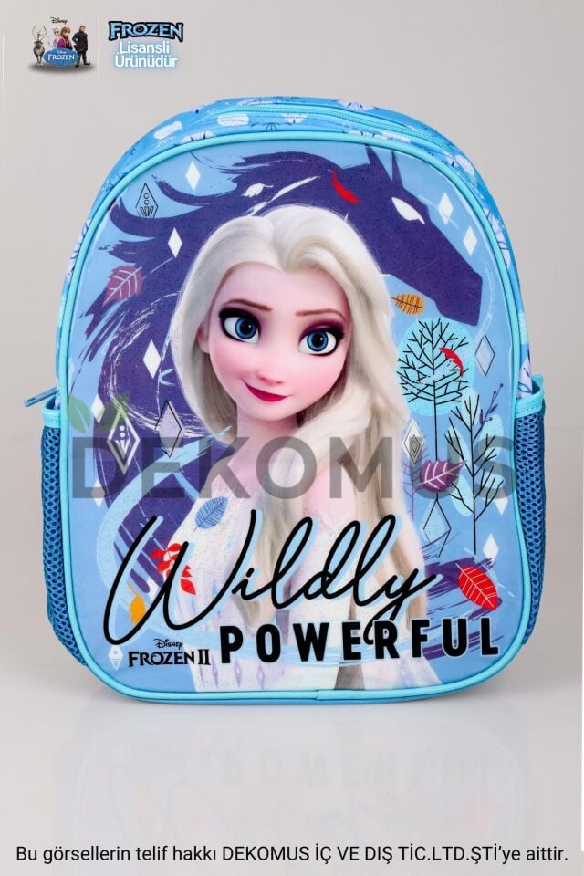 LİSANSLI FROZEN ELSA TEK BÖLMELİ KÜÇÜK BOY 32 CM ANAOKULU ÇANTASI