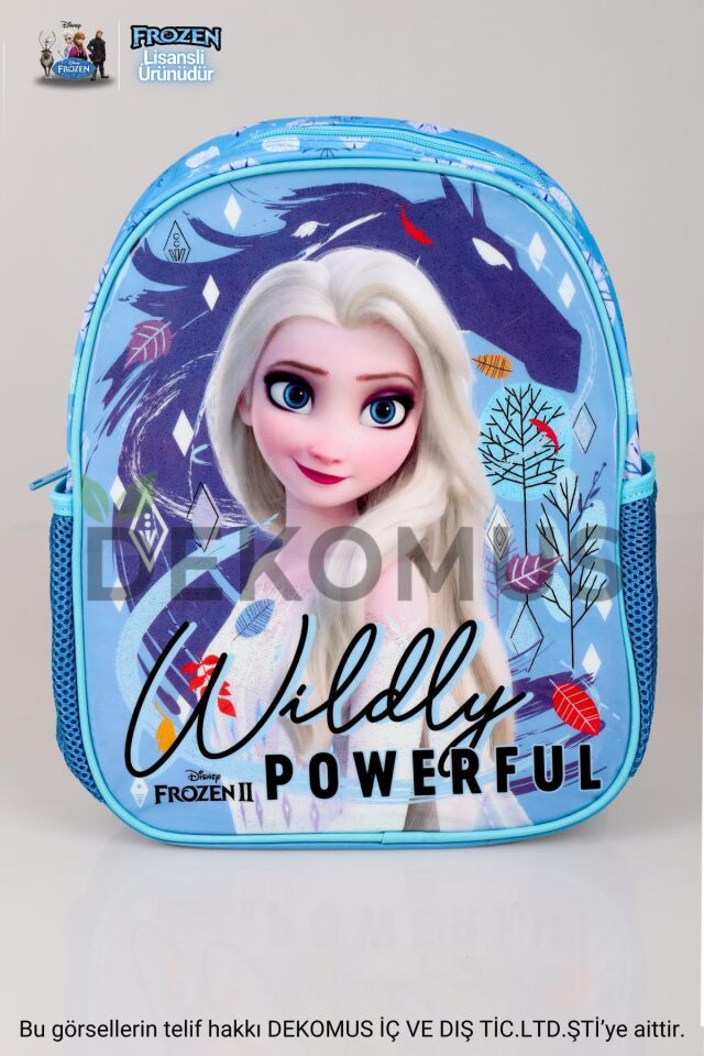 LİSANSLI FROZEN ELSA TEK BÖLMELİ KÜÇÜK BOY 32 CM ANAOKULU ÇANTASI