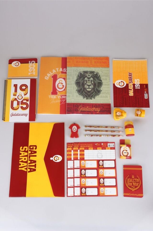 LİSANSLI GALATASARAY 16 PARÇA PREMIUM KIRTASİYE SETİ