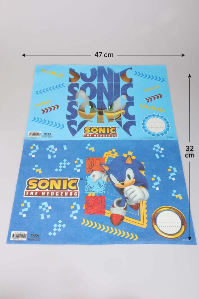 x Dekomus Lisanslı Sonic 2 Adet Beslenme Örtüsü