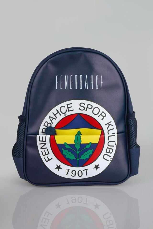 ''DEKOMUS CEP DEFTERİ HEDİYELİ'' YENİ SEZON LİSANSLI FENERBAHÇE ÇİFT BÖLMELİ KÜÇÜK BOY 32 CM ANAOKUL ÇANTASI