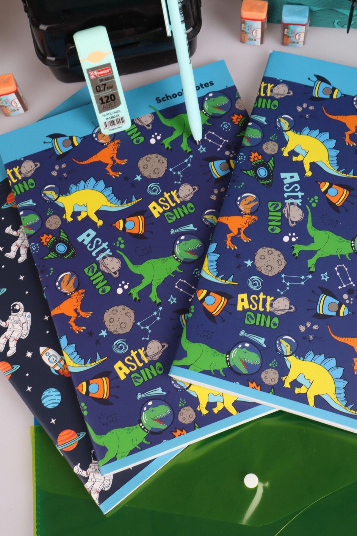x Dekomus ''T-Rex Force Collection'' Jurassıc World Lisanslı Kırtasiye Seti Okul ve Beslenme Çantası,Matara,Beslenme Kabı Seti