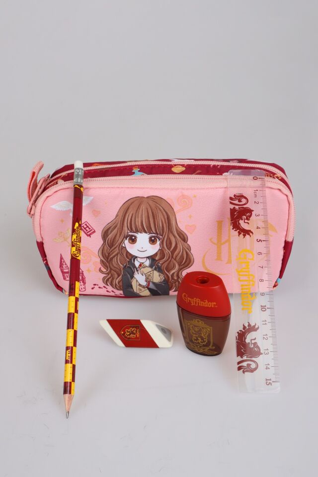 x Dekomus ''Magic Girl Collection'' Harry Potter Lisanslı Kırtasiye Seti Kalem Çantası,Cetvel,Kurşun Kalem,Silgi,Kalemtraş