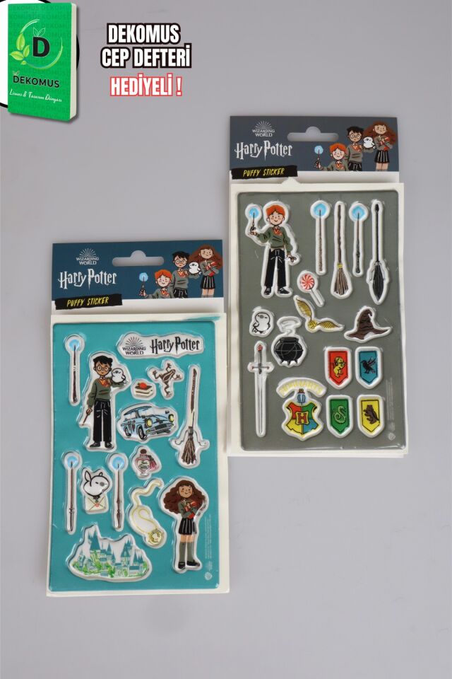 x Dekomus ''Wizard Icons Collection'' Harry Potter Lisanslı Puffy Sticker Tekli