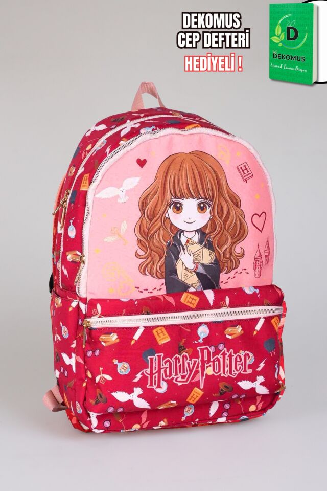 x Dekomus ''Magic Girl  Collection'' Hermione Granger Lisanslı Ortopedik İlkokul Çantası